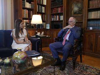 Στον Πρόεδρο της Δημοκρατίας η υπ. Παιδείας Σ. Ζαχαράκη