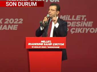 Ιμάμογλου: Δεν φοβάμαι, δεν έχω δικαστές να με προστατεύουν αλλά έχω μαζί μου 16 εκατ. πολίτες