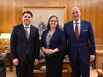 Συνάντηση Ν. Δένδια με τη βοηθό ΥΠΕΞ των ΗΠΑ