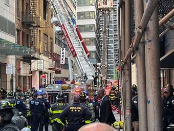 ΗΠΑ: Κατάρρευση κτηρίου στο Μανχάταν