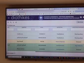 Νέο "ρεκόρ" στις Διαθήκες: 12.191 καταχωρήθηκαν στην πλατφόρμα σε 3 μήνες