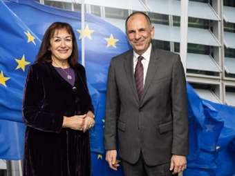 Συνάντηση Γ. Γεραπετρίτη με την Επίτροπο για τη Μεσόγειο