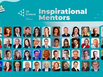 Η Σοφία Ζαχαράκη και άλλες 53 κορυφαίες προσωπικότητες Ιnspirational Mentors JA Greece 2026 σε μαθητικές "start-up"