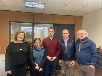 Συνάντηση Αλ. Χαρίτση με J. Wiedemann (Die Linke) και B. Kanzleiter, διευθυντή του Ιδρύματος Ρόζα Λούξεμπουργκ στην Ελλάδα