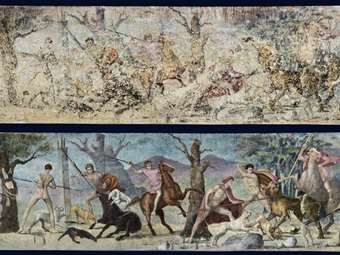 Βεργίνα: Πώς ήταν η τοιχογραφία με το κυνήγι στον Τάφο του Φιλίππου Β το μεγαλύτερο σωζόμενο έργο ζωγραφικής της αρχαιότητας