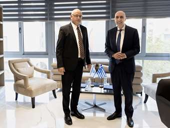 Συνάντηση προέδρου του ΕΒΕΑ με τον πρέσβη του Ισραήλ στην Αθήνα