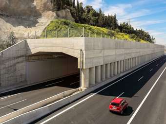 Προσωρινές κυκλοφοριακές ρυθμίσεις στην εθνική οδό Αθηνών - Θεσσαλονίκης στην Πιερία