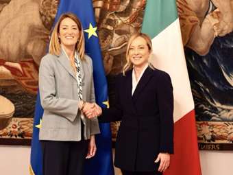 Συνάντηση Μελόνι - Μέτσολα στη Ρώμη