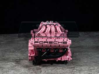 Πώς μετατρέπεις κινητήρα V8 Porsche σε ροζ τραπέζι σαλονιού-πόσο κοστίζει