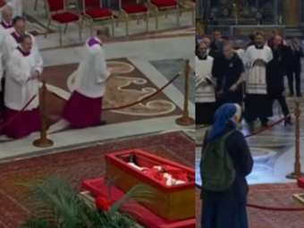 Πάπας Φραγκίσκος: Έσπασε το πρωτόκολλο το Βατικανό και επέτρεψε σε μοναχή να θρηνήσει δίπλα στο φέρετρο