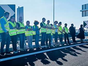 Στο κόμβο της Κάτω Αχαΐας ο Κ. Μητσοτάκης - Ενημερώθηκε για τα τεχνικά χαρακτηριστικά της "Ολυμπίας Οδού"