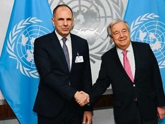 Συνάντηση Γεραπετρίτη - Γκουτέρες στη Νέα Υόρκη - Την Πέμπτη η ψηφοφορία για τα 5 μη μόνιμα μέλη του Συμβουλίου Ασφαλείας