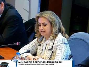 Σοφία Κουνενάκη Εφραίμογλου: "Οι ελληνικές επιχειρήσεις είναι έτοιμες να πρωτοστατήσουν στην ανοικοδόμηση της Ουκρανίας"