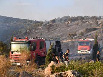Οριοθετημένη η φωτιά στον Πολύγυρο Χαλκιδικής