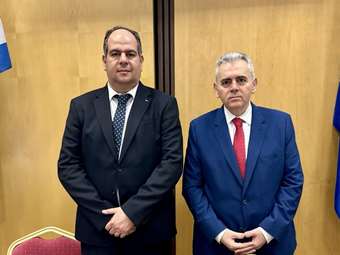 Συνάντηση του Μ. Χαρακόπουλου με τον πρέσβη της Παλαιστίνης: Άμεση κατάπαυση των εχθροπραξιών και ανθρωπιστική βοήθεια στη Γάζα