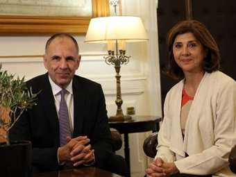 Συνάντηση Γ. Γεραπετρίτη με την προσωπική απεσταλμένη του ΓΓ του ΟΗΕ για το Κυπριακό