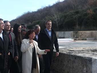 Κ. Μητσοτάκης: Γεγονός με παγκόσμια σημασία και εμβέλεια η αναστήλωση του ανακτόρου του Φιλίππου Β’ στις Αιγές