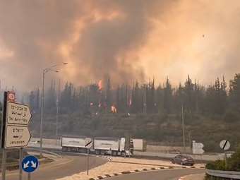 Το Ισραήλ αντιμέτωπο με ίσως τη μεγαλύτερη πυρκαγιά στην ιστορία του - Τουλάχιστον 23 τραυματίες - Υποψίες για εμπρησμό