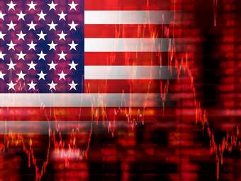 Στο "κόκκινο" αλλά μακριά από τα χαμηλά ημέρας το κλείσιμο στη Wall Street