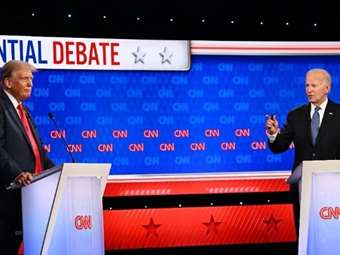 Εκλογές ΗΠΑ 2024: Πτώση της τηλεθέασης στο ντιμπέιτ Μπάιντεν - Τραμπ σε σύγκριση με το 2020