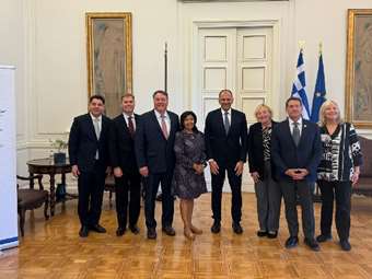 Συνάντηση Γ. Γεραπετρίτη με αντιπροσωπεία του Κογκρέσου των ΗΠΑ