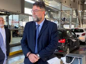 Επίσκεψη του υφυπουργού Μεταφορών, Β. Οικονόμου, στο Δημόσιο και τα Ιδιωτικά ΚΤΕΟ