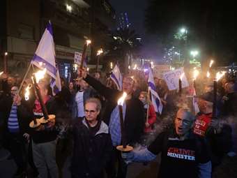 Ισραήλ: Διαδήλωση κατά της κυβέρνησης Νετανιάχου στο Τελ Αβίβ