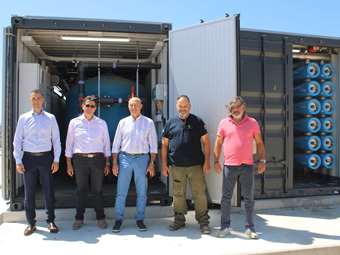 Εγκατάσταση νέων μονάδων αφαλάτωσης στον Δήμο Λουτρακίου-Περαχώρας-Αγίων Θεοδώρων με δωρεά του Βαρδινογιάννειου Ιδρύματος &amp; της Motor Oil