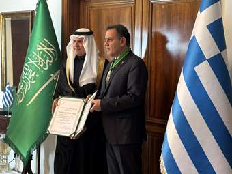 Η Σ. Αραβία απένειμε στον Ν.Παναγιωτόπουλο την ύψιστη τιμή για πολίτη