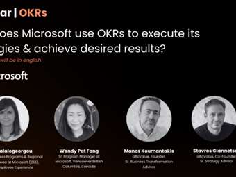 OKRs: Ο ρόλος τους στην υλοποίηση στρατηγικής &amp; επίτευξη στόχων - Webinar των altoValue &amp; Microsoft