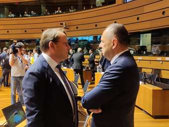 Επαφές Γ. Γεραπετρίτη στο περιθώριο του Συμβουλίου Εξωτερικών Υποθέσεων, στο Λουξεμβούργο