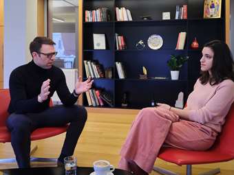 Συνάντηση Στ. Κασσελάκη με την Γ. Λαλέ