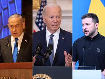 Ο Μπάιντεν αντιδρά, δεν ηγείται, στην Ουκρανία και στη Γάζα