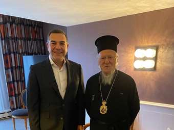 Συνάντηση Αλ. Τσίπρα με τον Οικουμενικό Πατριάρχη