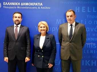 Συνάντηση της ηγεσίας του Υπουργείου Μετανάστευσης και Ασύλου με τον υφυπουργό Μετανάστευσης και Διε