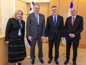 Συνάντηση Γεραπετρίτη με τον Ισραηλινό ΥΠΕΞ - Στο επίκεντρο οι περιφερειακές εξελίξεις