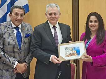 Μ. Χαρακόπουλος με κόπτες βουλευτές της Αιγύπτου: Στενότερη συνεργασία της ΔΣΟ με το κοινοβούλιο της Αιγύπτου