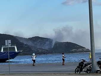 Σε ύφεση η φωτιά στη Θάσο - Οι πρώτες εκτιμήσεις για τα αίτια