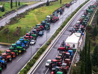 Κλιμάκωση των κινητοποιήσεων αποφάσισαν οι αγρότες του μπλόκου της Νίκαιας - Ποιοι δρόμοι κλείνουν
