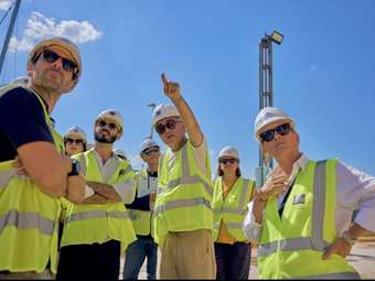 Στο εργοτάξιο του εμπορικού προορισμού Riviera Galleria στο Ελληνικό ο Kengo Kuma