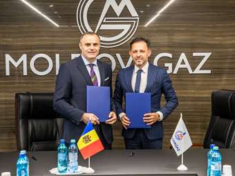 Στρατηγική δεσμευτική συμφωνία συνεργασίας στην αλυσίδα τροφοδοσίας LNG υπέγραψαν Moldovagaz και Mediterranean Holding