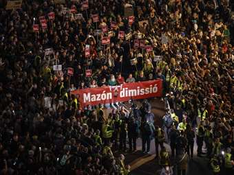 Ισπανία: Διαδήλωση στη Βαλένθια, έναν χρόνο μετά τις φονικές πλημμύρες