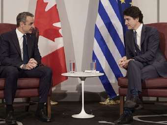 Μητσοτάκης-Τριντό: Στεκόμαστε πλάι-πλάι για την προώθηση της διεθνούς ειρήνης και ασφάλειας