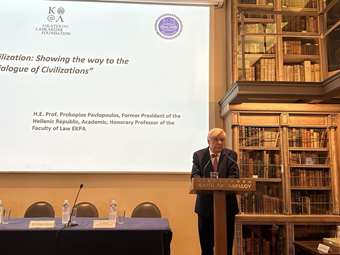Προκόπης Παυλόπουλος: Ο ελληνικός πολιτισμός "δείκτης πορείας" για τον Διάλογο των Πολιτισμών