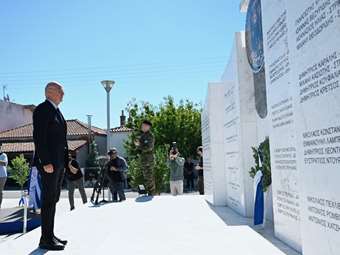 Ο Ν. Δένδιας στην Καβύλη Ορεστιάδας για την τελετή αποκαλυπτηρίων του Μνημείου Πεσόντων της 3ης ΕΟΤ