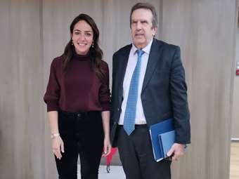 Συνάντηση Δόμνας Μιχαηλίδου με την ΕΣΕΕ