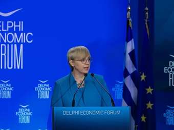 Οι ηγέτες Σλοβενίας και Μαυροβουνίου στο 9ο Οικονομικό Φόρουμ των Δελφών