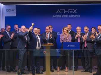 Η Qualco Group χτύπησε το καμπανάκι στο Χρηματιστήριο Αθηνών