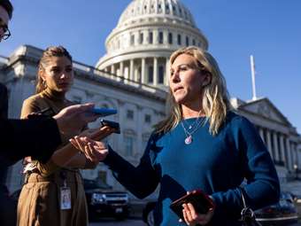 Μάρτζορι Τέιλορ Γκριν: Ρεπουμπλικανοί στο Κογκρέσο κοροϊδεύουν τον Τραμπ, αλλά "τρέμουν" μια ανάρτησή του