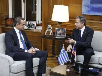 Η ατζέντα των συνομιλιών Μητσοτάκη - Μπλίνκεν στα Χανιά: Στις 17:30 η συνάντηση